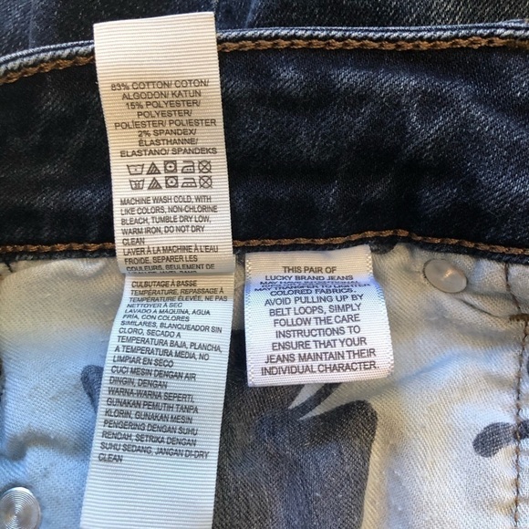 LUCKY Brand Lolita Dark Wash Skinny Jeans 24 - Picture 5 of 6